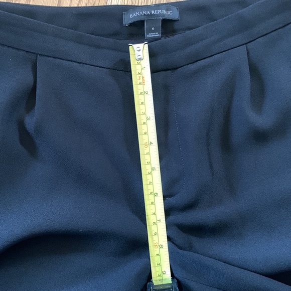 Banana Republic Black Side Stripe Drapey Pants - Picture 6 of 7